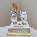 jai shree shyam marble hands showpiece handcrafted by Elysee Decor